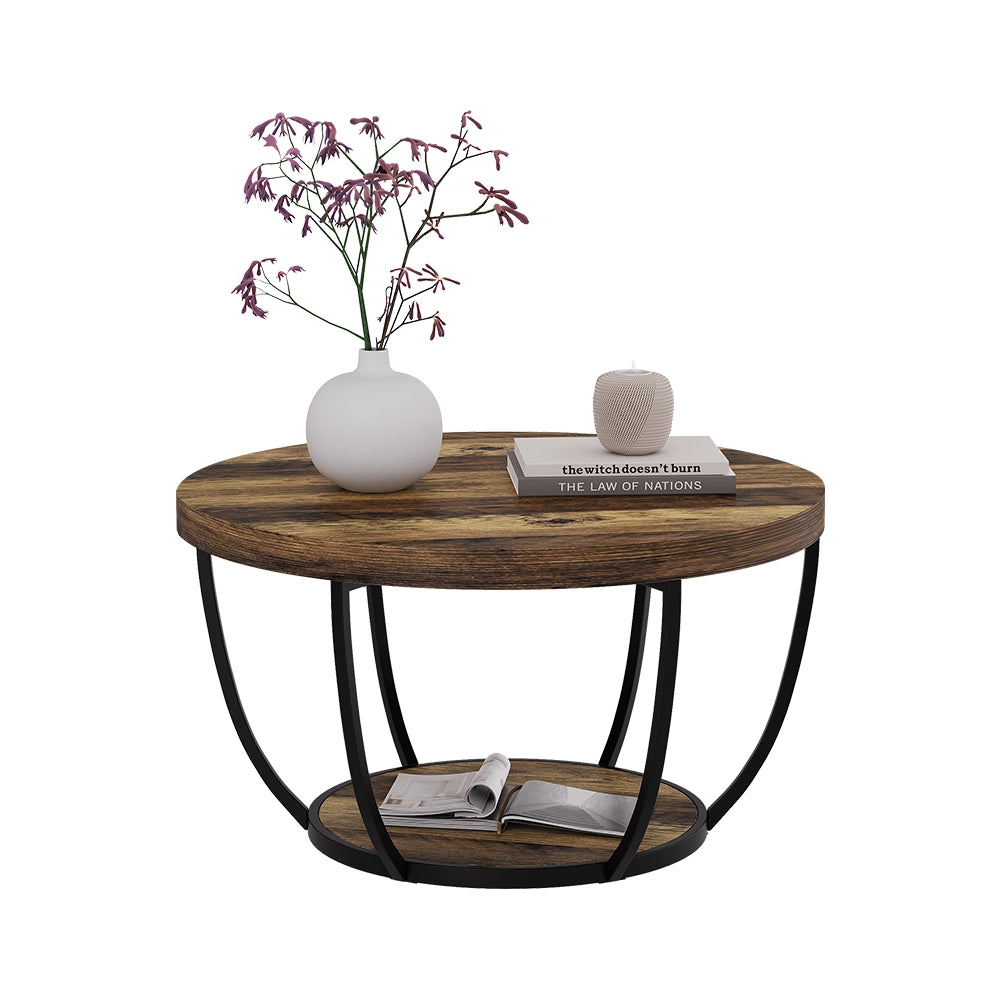 Vicco Tavolino da salotto Rovere rustico 80 x 80 cm