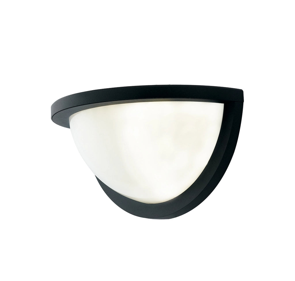 APPLIQUE BIEMISSIONE LED DETROIT NERA 10W 700LM 3000K / 4000K IP54 24X12X12,6CM