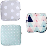 Set di 3 Borse di Stoccaggio Mini - Cosmetici/Bagno - Accessori per Viaggio - Borse con Chiusura a Stip - Pratiche e Stilose - Borsa di Stoccaggio