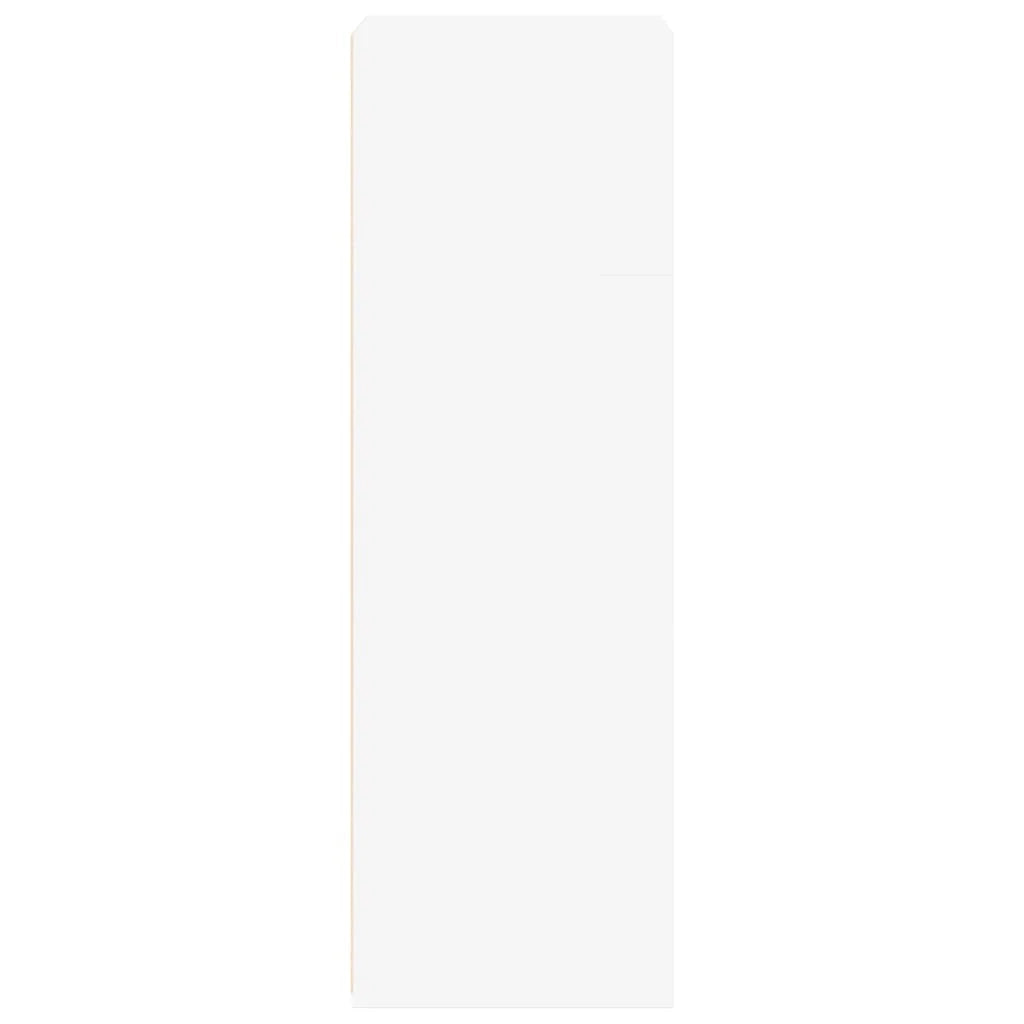 Credenza buffet cassettiera mobile contenitore organizer cucina soggiorno soggiorno alto 50 x 41 x 124 cm derivati ​​del legno bianco 02_0032458