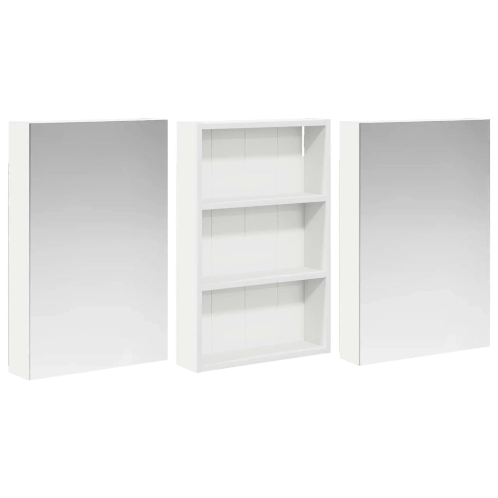 Set di Armadi da Bagno con porta 3 pcs 120 x 10,5 x 60,5 cm 3403728
