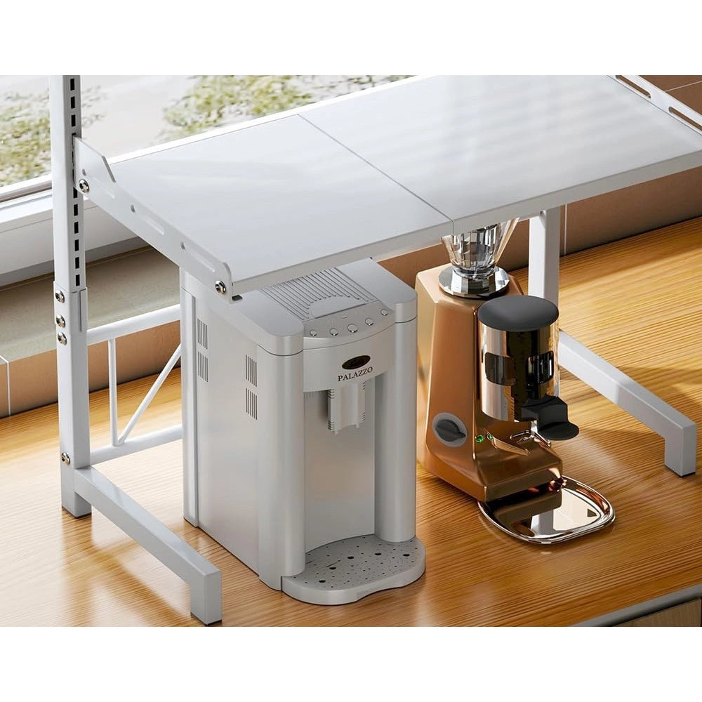 Trade Shop - Mensola Espandibile Per Forno A Microonde Scaffale Cucina Organizzatore Tavolo Regolabile -