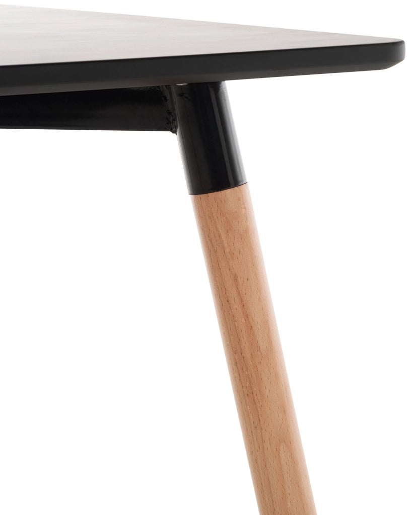 Tavolo Quadrato da Cucina Viborg nero,60 cm