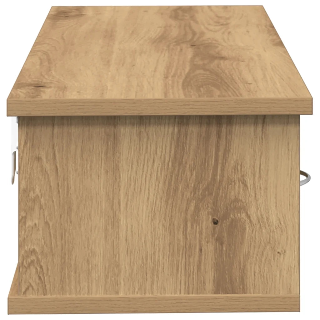 Armadietto a Muro Rovere Artigianale 60x26x18,5cm in Truciolato 855859
