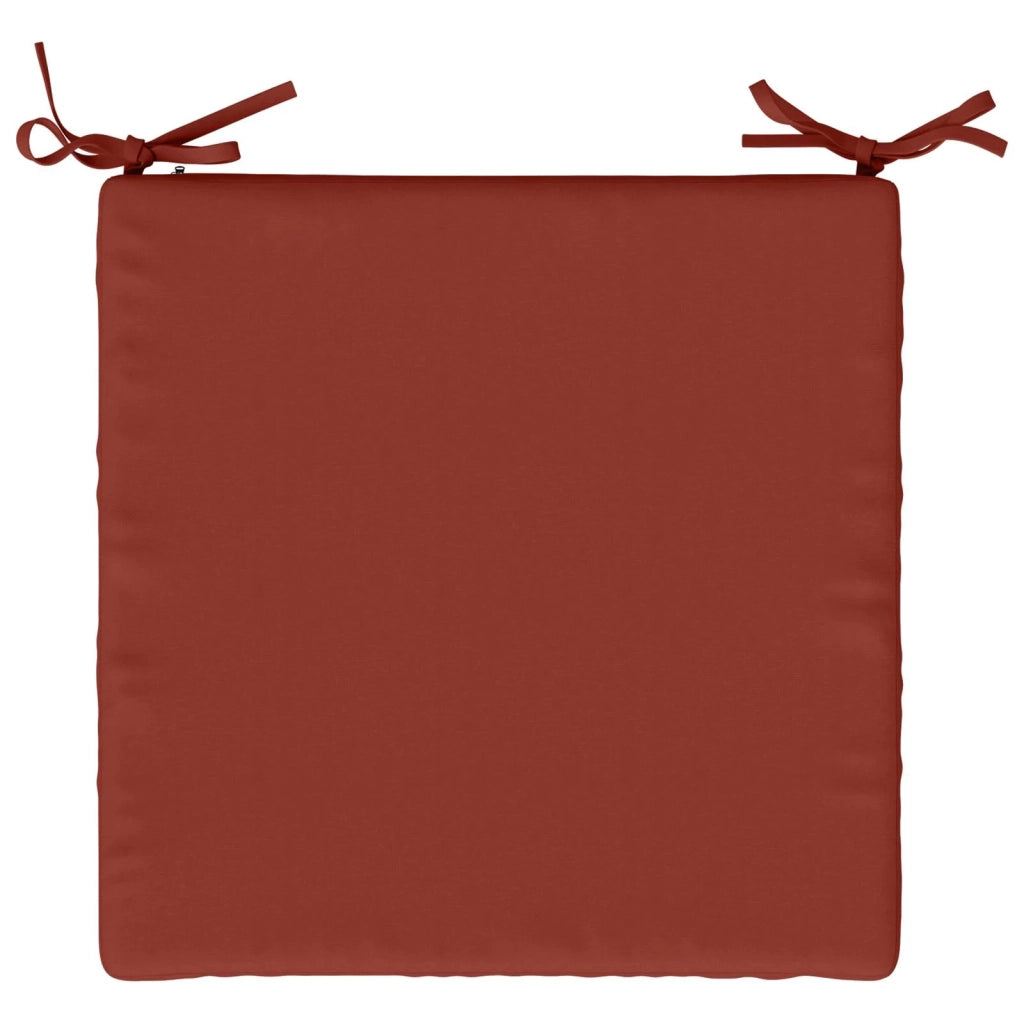 Cuscini per Sedia in 4 Pezzi SOEST 4 pz 100% Poliestere Rosso 944361
