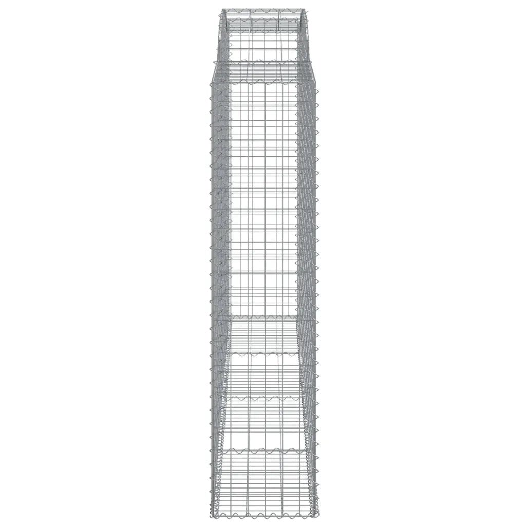 Cesti Gabbioni ad Arco 4 pz 300x50x200/220 cm Ferro Zincato 3146793