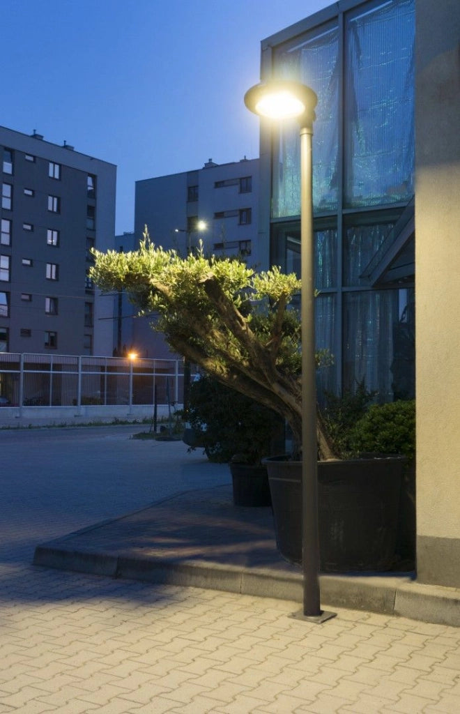 Lampione da parco 290cm LED 50W grigio scuro IP65 SU-MA