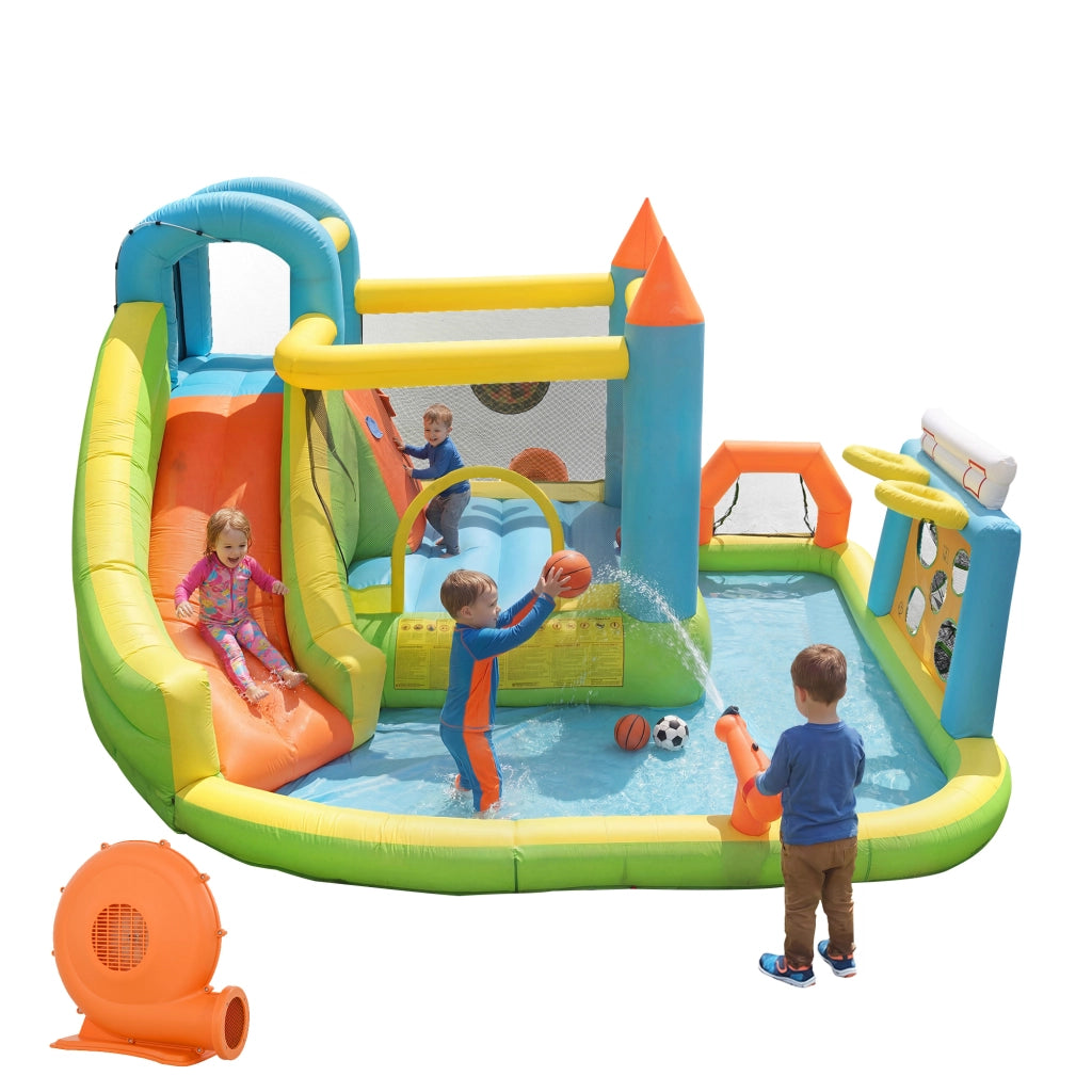 Castello gonfiabile per bambini ¨C Minimal ¨C 360x320x200cm per esterno