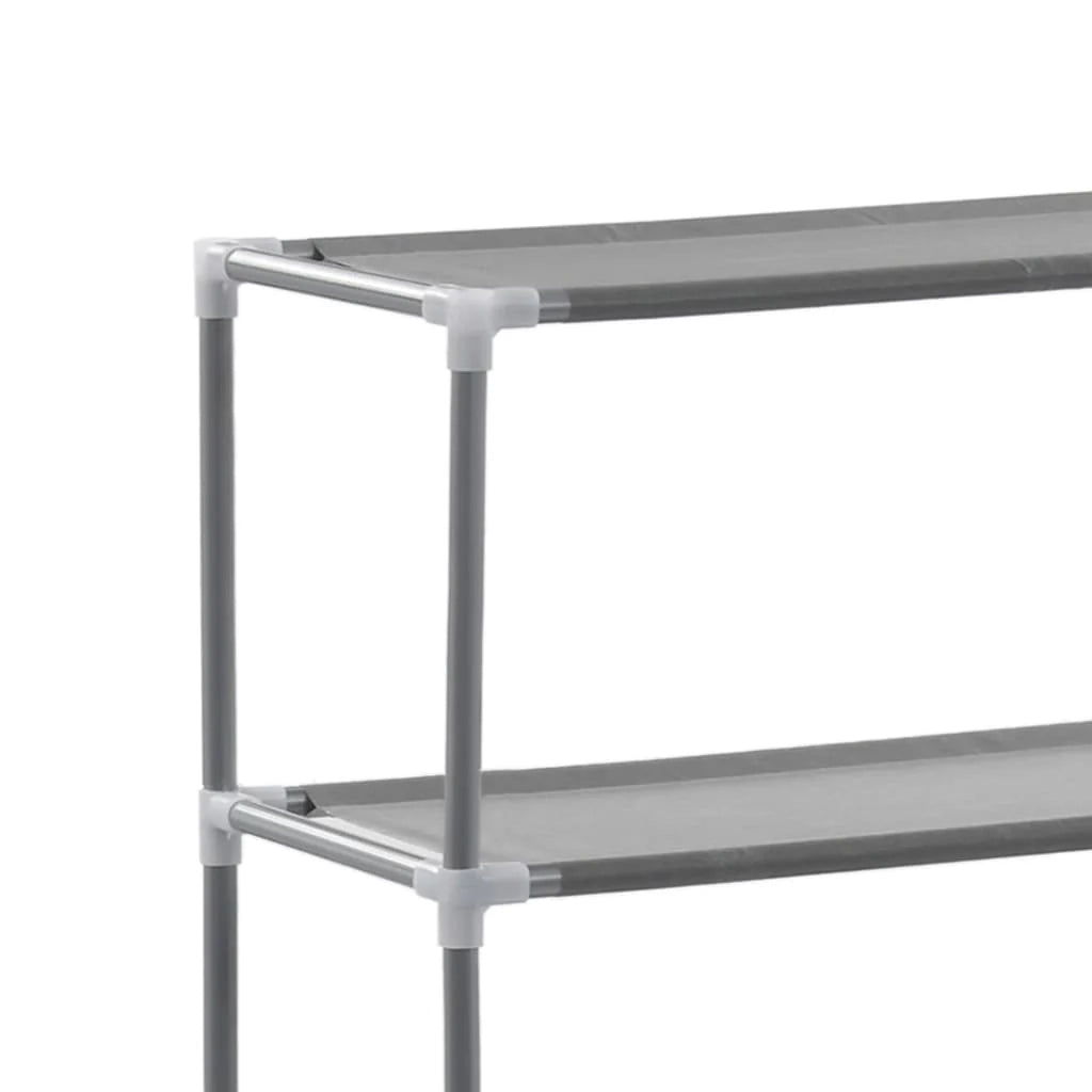 Scaffale portaoggetti a 3 ripiani 69 x 28 x 169 cm Argento 02_0005507