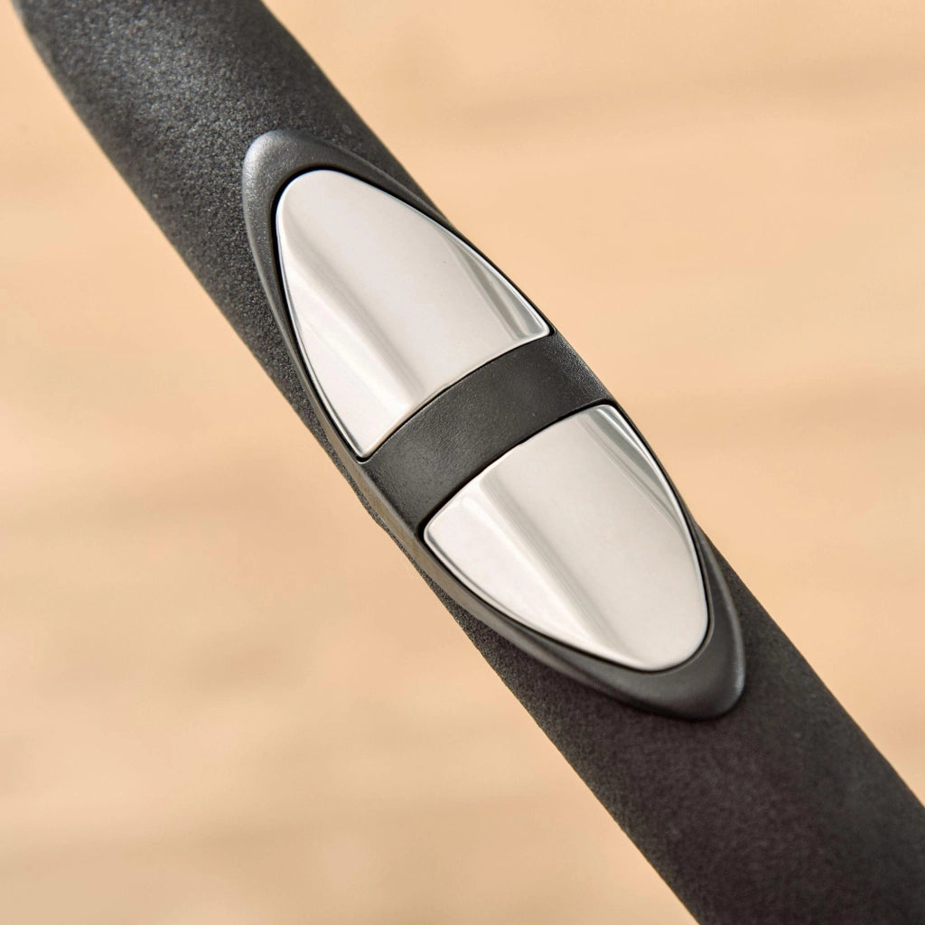 Cyclette con Trasmissione Cinghia in Acciaio e ABS Argento e Nero