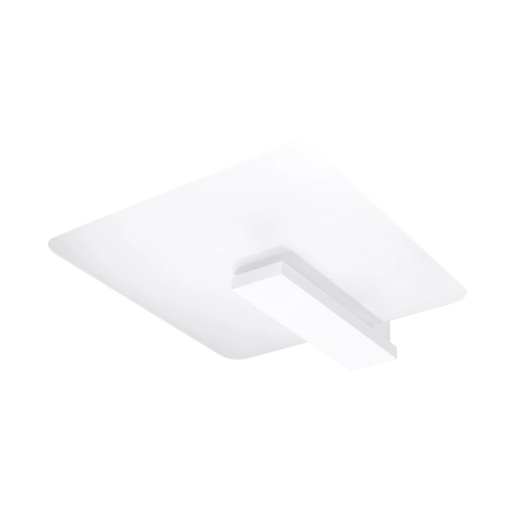 Lampada da parete Lappo Peach Puff 2x15W LED Legno Vetro Bianco Scandinavo