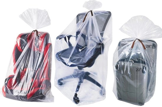 Sacchi di Stoccaggio Extra Grandi - 3 Pezzi 110 x 150 cm - Plastica Translucida - Imprigiona Acqua - Resistente a Fori e Lacerazioni - Materiale Duraturo 

Nota: Ho mantenuto il modello di prodotto e le specifiche tecniche originali.