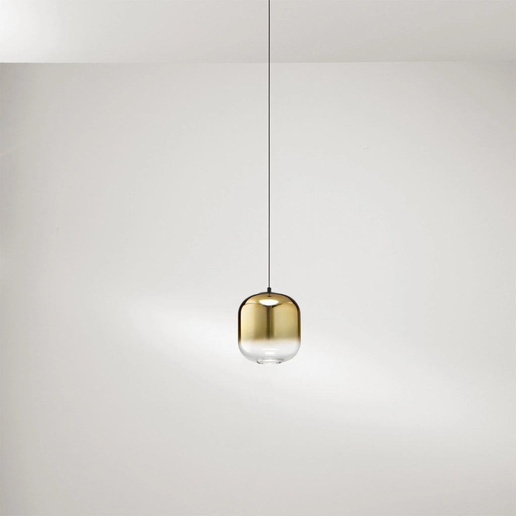 Vetro Borosilicato Contemporaneo Hunter Oro Specchiato D14