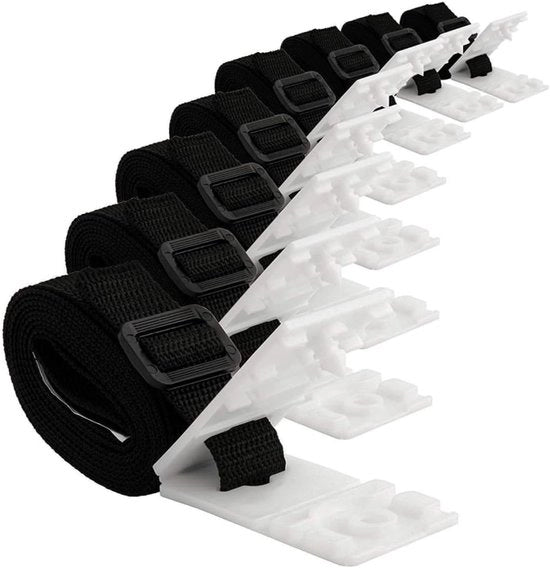 Set di accessori per idromassaggio 8 pezzi, set di cinture di fissaggio per piscina, cintura di fissaggio per copertura piscina