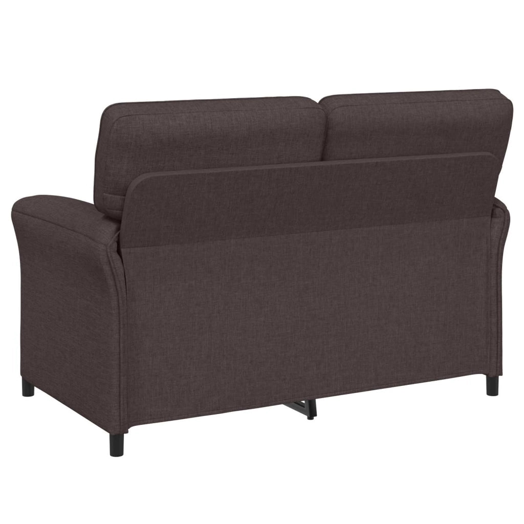 Set di divani 2 pz Marrone Scuro Tessuto 3424847