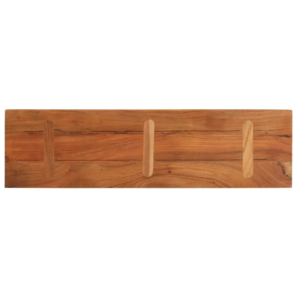 Piano Tavolo 120x40x2,5 cm Rettangolare Legno Massello Acacia 370910