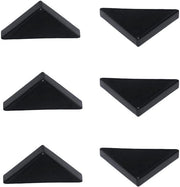 Protezioni angolari 6mm - Nero - 20 Pezzi - PE Plastica - Forma triangolare - Protezione angoli con angoli acuti - Protezione angoli