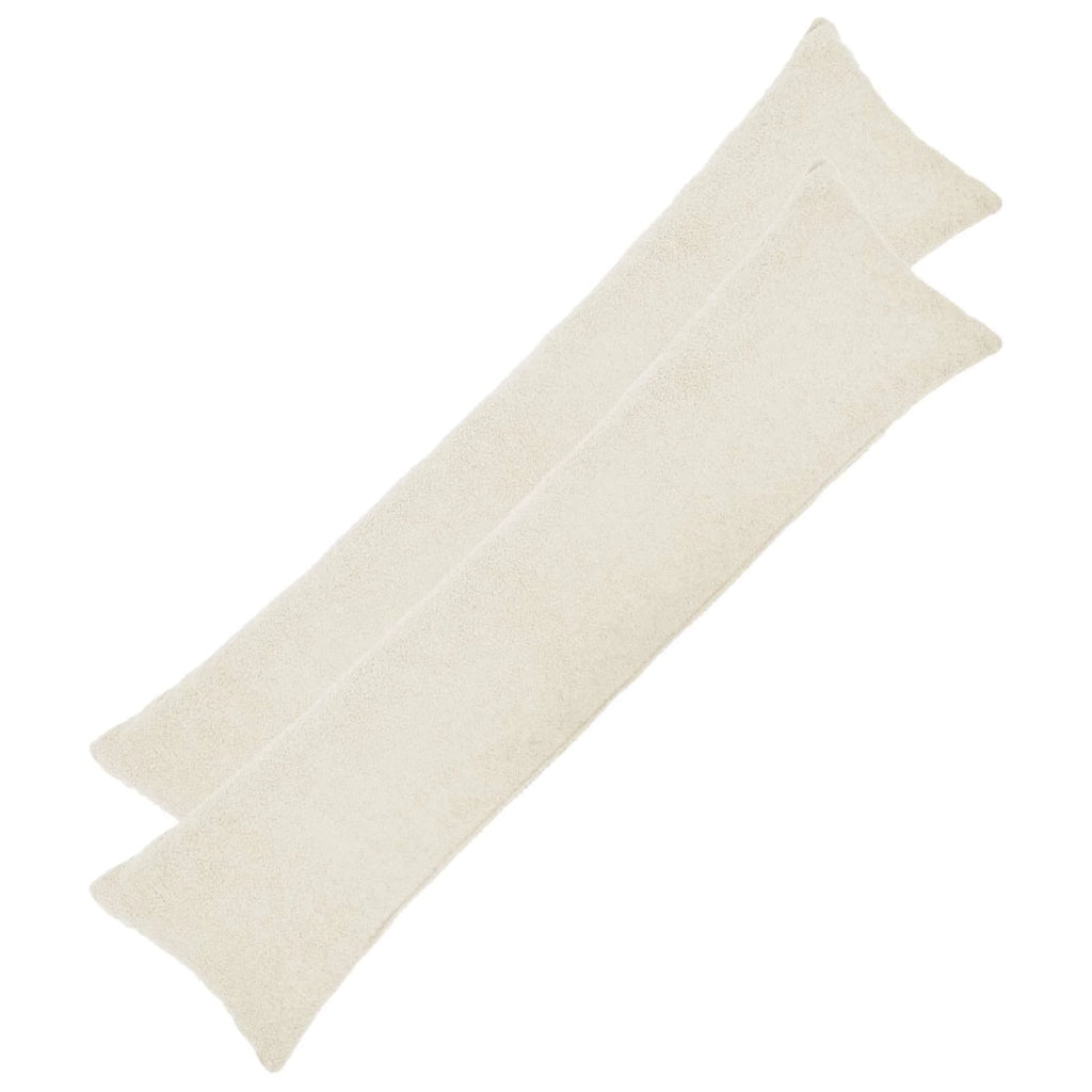 Federa 2 pcs HEERLEN Crema 40 x 145 cm Bouclé 908910