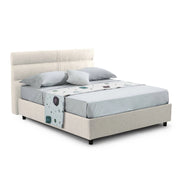 Adalpina, Letto Singolo Materasso Incluso Made in Italy, Beige