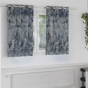 Tende in Velluto 2 pcs Grigio Argento 140 x 140 cm Velluto 4107648