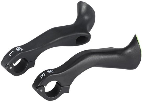 Manubri Ergonomici per Bicicletta - Regolabili Manubri di Sterzo - Effetto Fluorescente - Regolazione di Angolo - Comodi e Sicuri - Manubri per Bicicletta