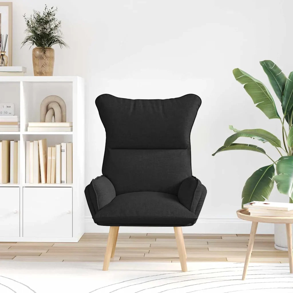 poltrona Nero 69 x 74 x 93 cm Tessuto e compensato 42001867
