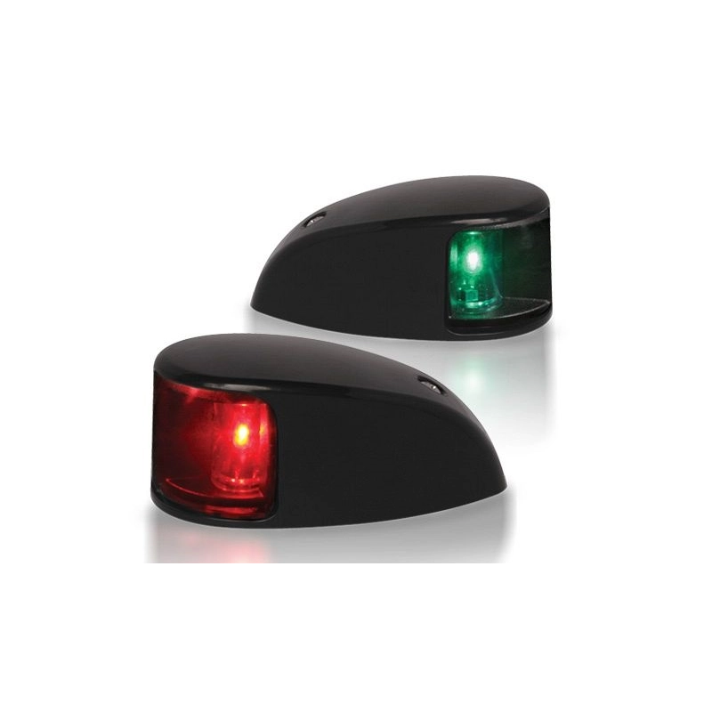 FANALI NERI LED S/D MONTAGG. PONTE PAIR OF NAVILED LIGHTS DECK MOUNT WHITE - LEFT/RIGHT