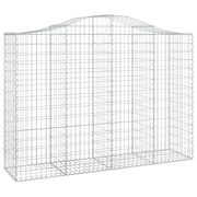 Cesto Gabbione ad Arco 200x50x140/160 cm Ferro Zincato
