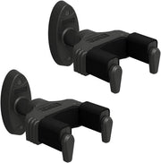 Sostegni Chitarra per Parete - Supporti Chitarra - Conservazione Sicura - Sistema di Blocco Automatico - 2 Pezzi - Nero