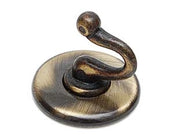 GANCI ADESIVI SMERALDO OTTONE SPAZZOLATO- - ø mm.36 - 20 pezzi