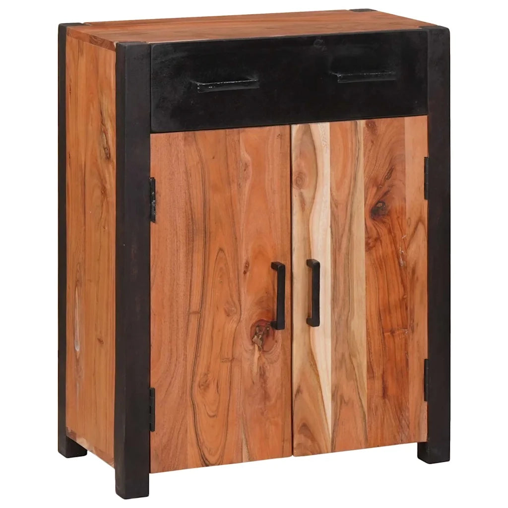 Credenza Marrone 55 x 30 x 75 cm Legno di Acacia Massello 4104007
