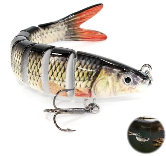 Viso per pesca del pesce persico, del merluzzo, ideale per la pesca del pesce persico, del merluzzo, del trota, peso 27g, plastica ABS resistente
