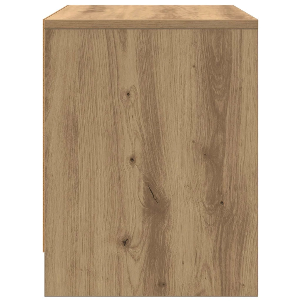 Comodino | Armadio da Notte | Mobiletto da notte Rovere artigianale 45 x 34 x 44,5 cm