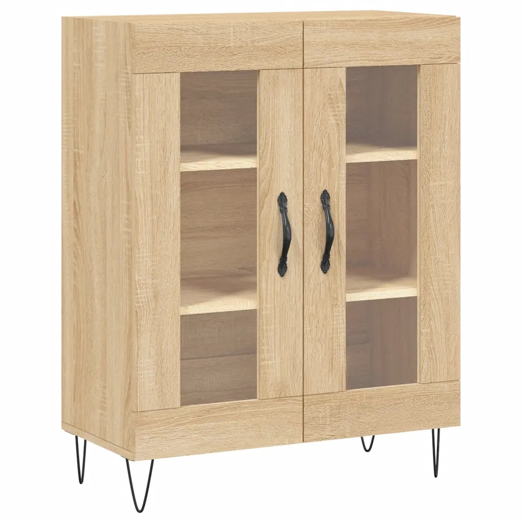 Credenza Rovere Sonoma 69,5x34x90 cm in Legno Multistratocod mxl 128356