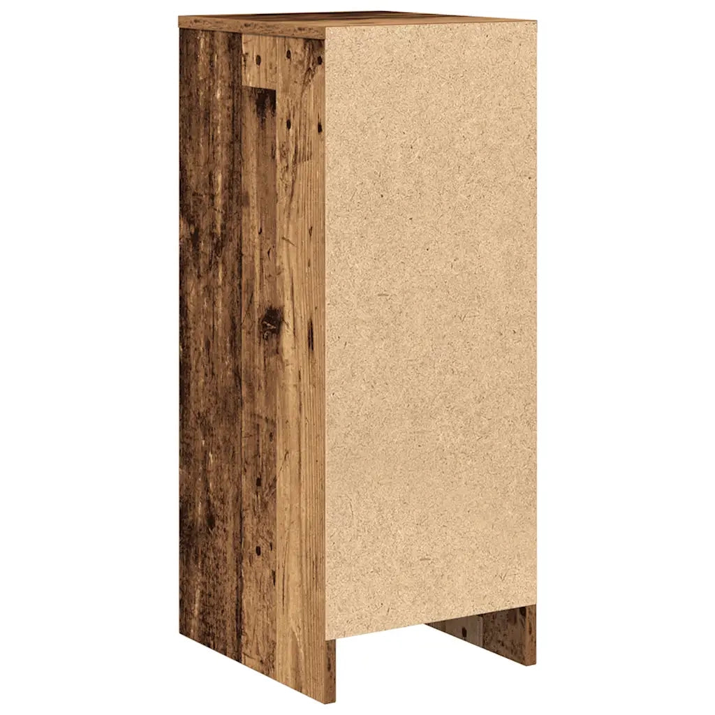 Credenza Legno Antico 29,5x34x76 cm in Legno Multistrato