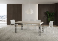 Tavolo Allungabile 200-304x90x77 cm Ghibli Cashmere Telaio Antracite