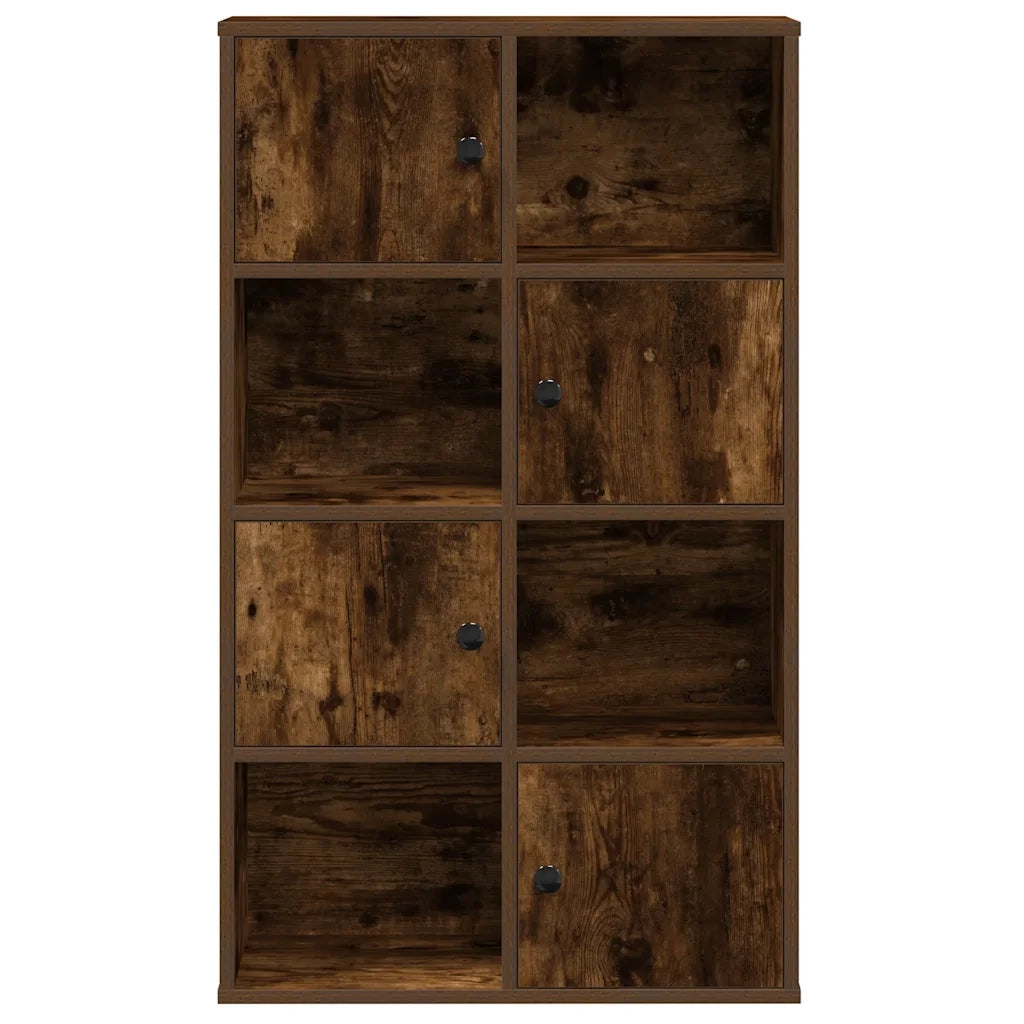 Libreria Rovere Fumo 60x24x101,5 cm in Legno Multistrato