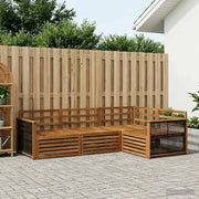 Set di divani da esterno 4 pcs Naturale 3383292