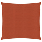 Vela ombreggiante 160 g/m² terracotta 4 x 4 m HDPE 02_0009351