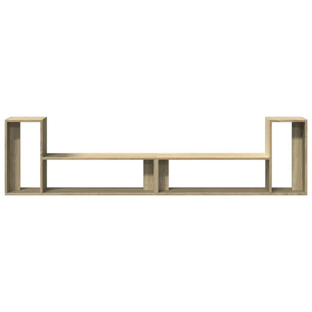 Mobili TV 2 pz-Credenza per TV Rovere Sonoma 100x30x50 cm in Legno Multistrato