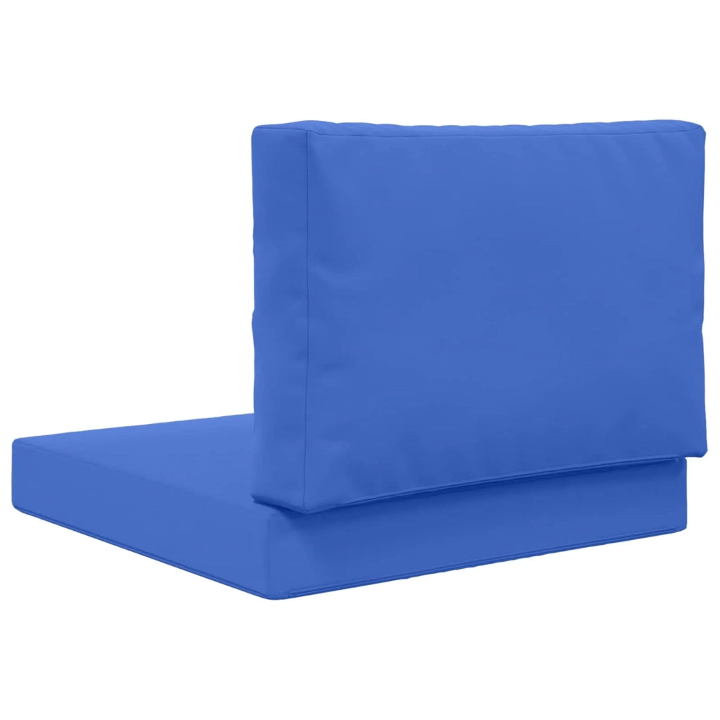 Cuscino per divano da esterno 2 pcs Blu Reale Poliestere