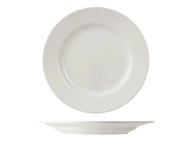Cartaffini 0100bb Piatto Melamina Piano 22.6cm Bianco