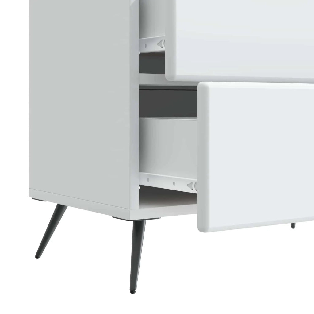 Armadio da Notte con cassetto Bianco 62 x 34,5 x 47,5 cm 895465