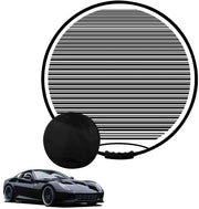Kit di riparazione per sfregi porta auto 80cm, pannello riflettente pieghevole, set di riflettenti con tasca, kit di riparazione per sfregi porta auto per auto