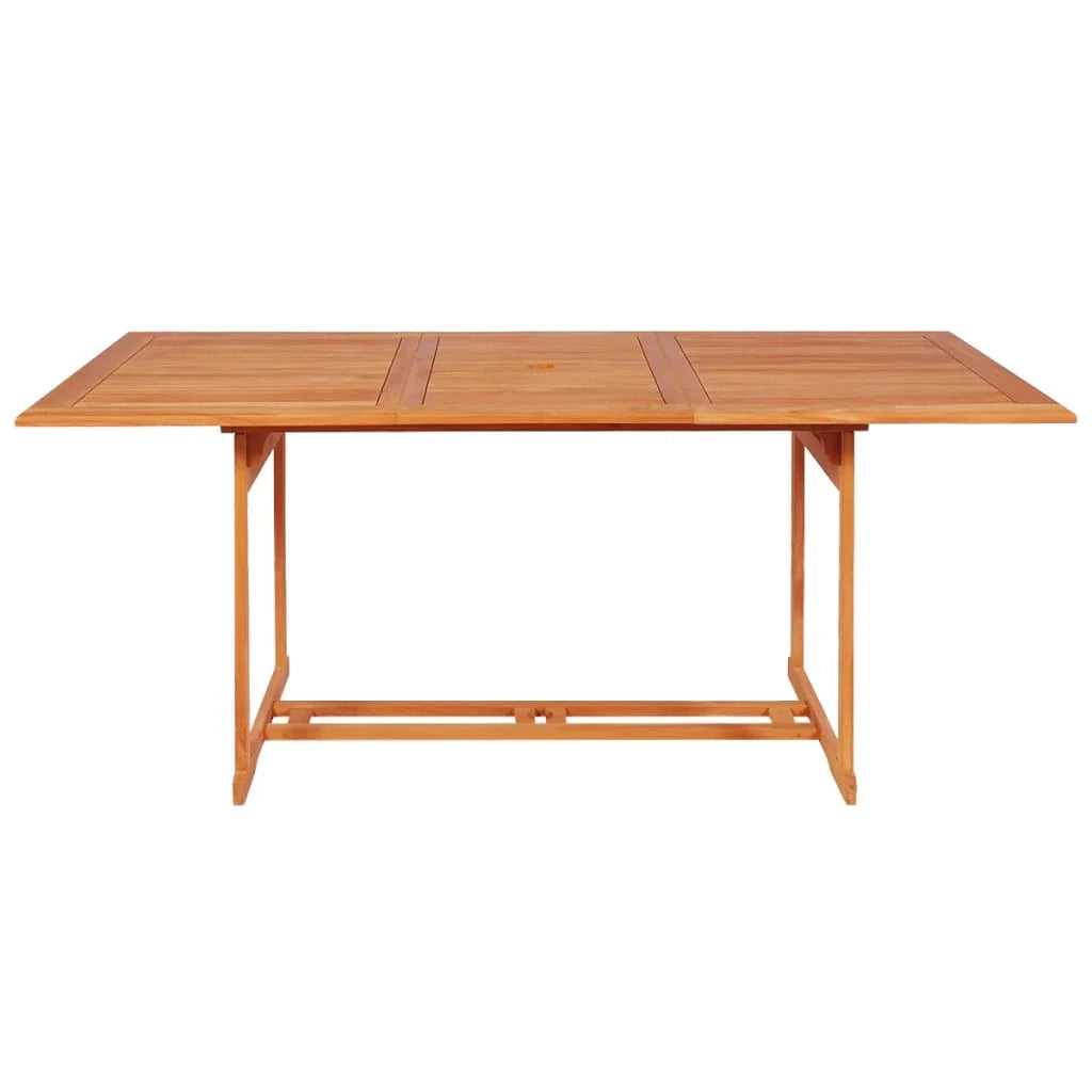 Set da pranzo da giardino da 9 pezzi mobili da esterno legno massello di teak 02_0014085