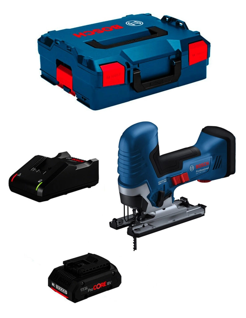 Seghetto Alternativo BOSCH GST 18V-125 S (1 x 4,0 Ah ProCORE + GAL18V-40 + L-Boxx 136)
