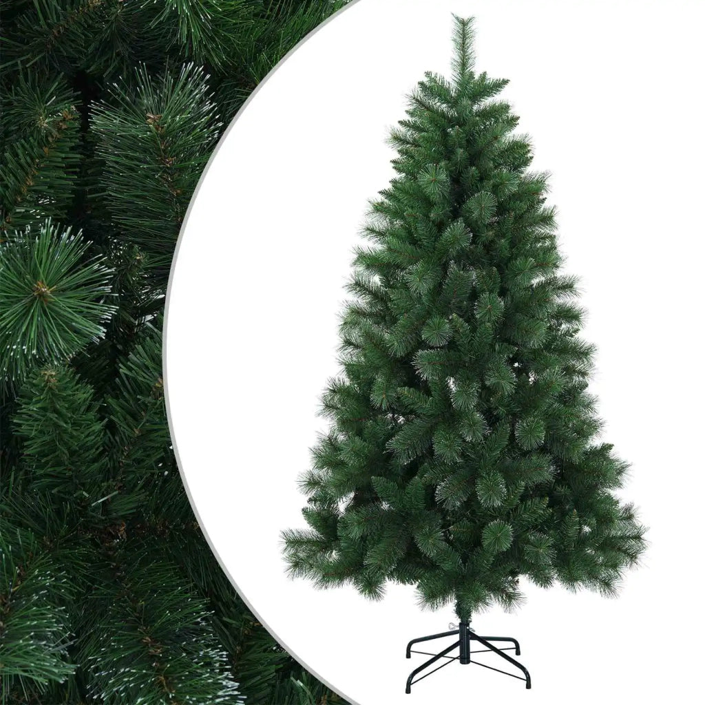 Albero di Natale artificiale 120 cm PVC e Metallo Verde 42056461