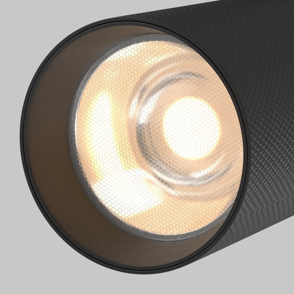 Maytoni Lampada Da Binario Moderna Exility Artisan 1 Luce LED Integrato Nero Alluminio