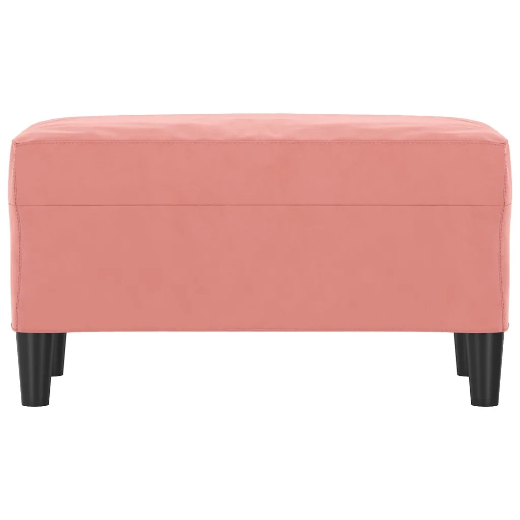 Panca Rosa 70x35x41 cm in Velluto cod mxl 61286