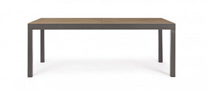 Tavolo Allungabile Elias 200-300x95 cm Antrac in Alluminio